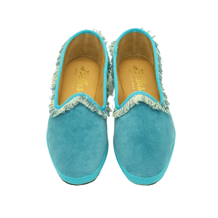 Furlane Velluto Fringe Turchese