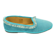 Furlane Velluto Fringe Turchese