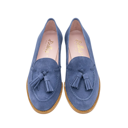 London Tassel Loafer Avio