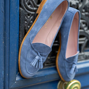 London Tassel Loafer Avio