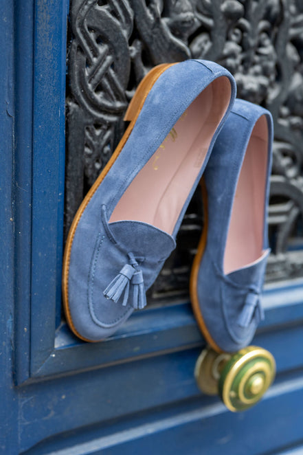 London Tassel Loafer Avio