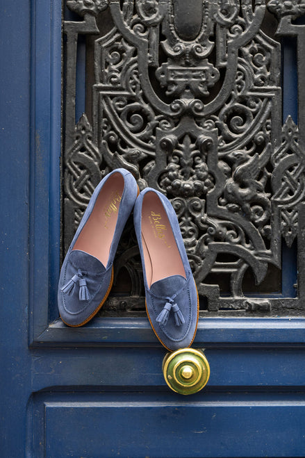 London Tassel Loafer Avio