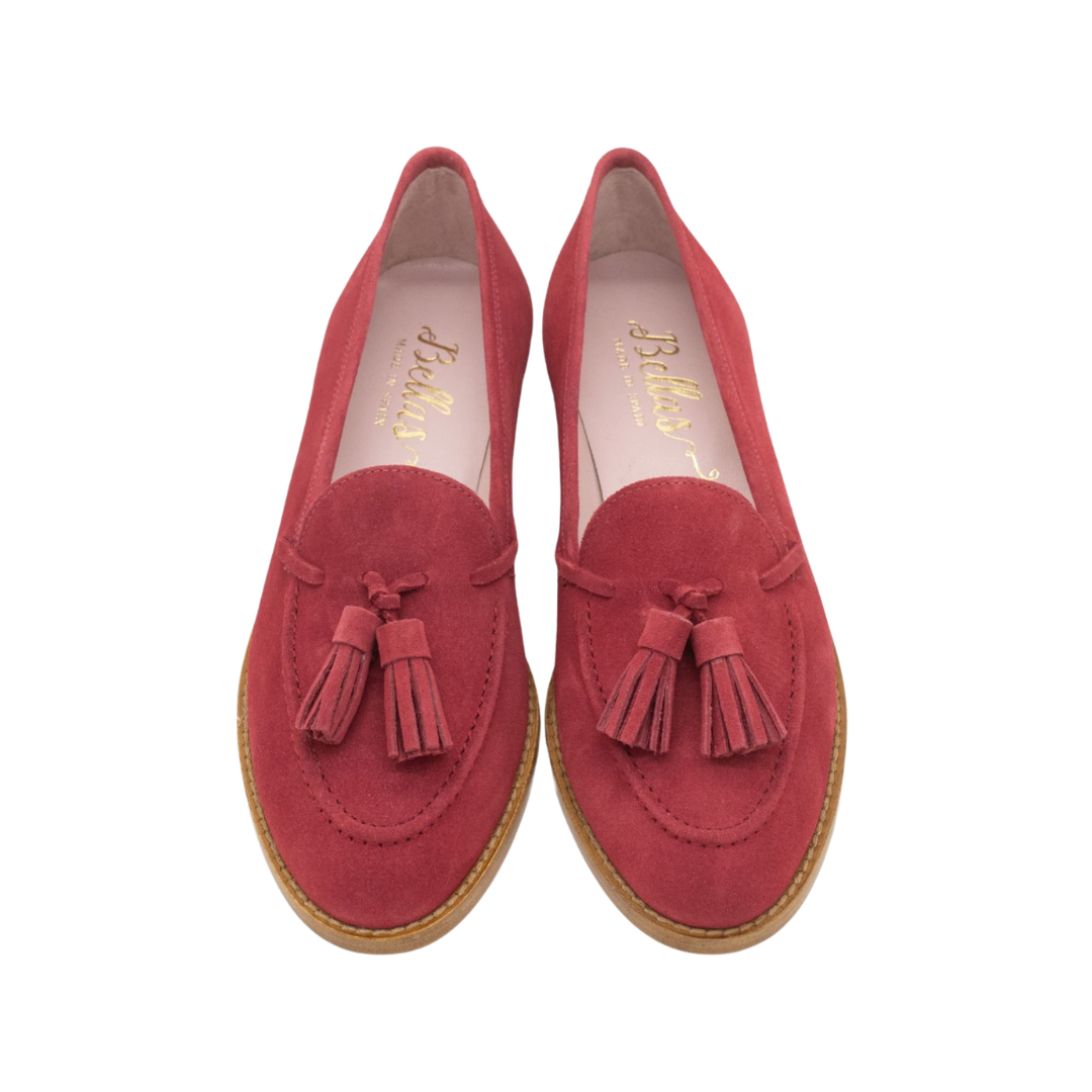 London Tassel Loafer Old Red