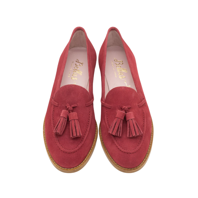 London Tassel Loafer Old Red