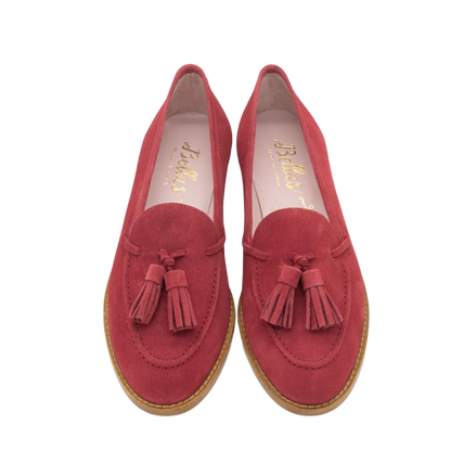 London Tassel Loafer Old Red
