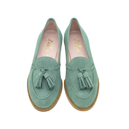 London Tassel Loafer Sage