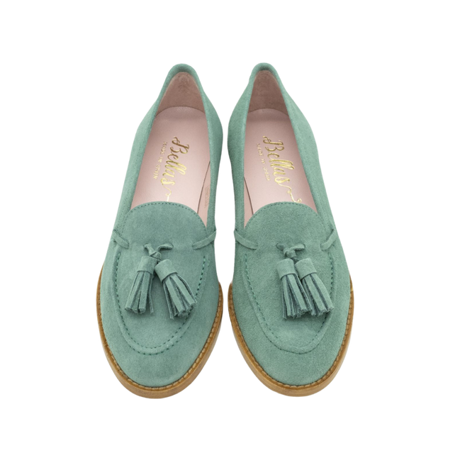 London Tassel Loafer Sage