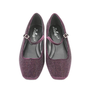 Mary Jane Velluto Vinaccia with rhinestones