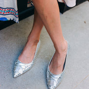 Pointy Fringe Argento