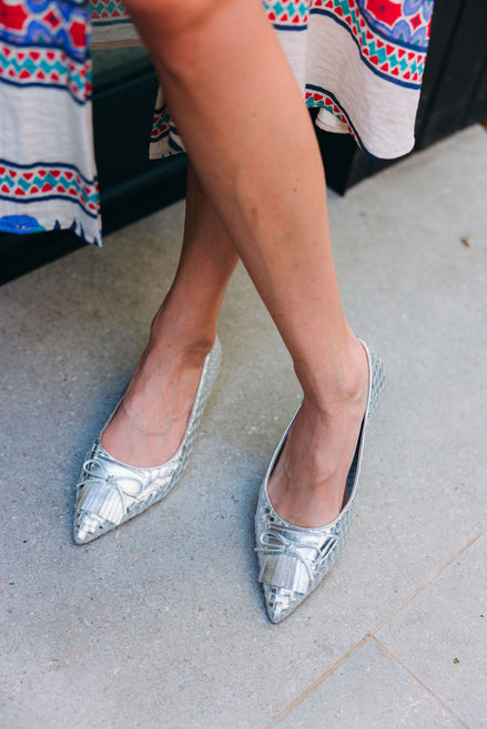 Pointy Fringe Argento