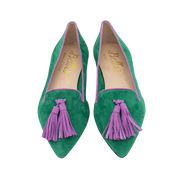 Pointy Tassel Loafer Amazon-Orchidea (long tassel)