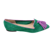 Pointy Tassel Loafer Amazon-Orchidea (long tassel)
