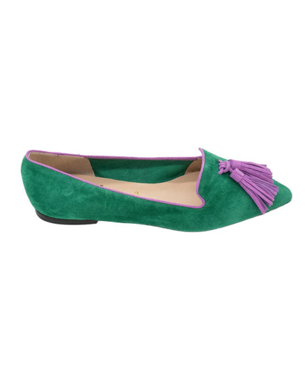 Pointy Tassel Loafer Amazon-Orchidea (long tassel)