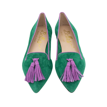 Pointy Tassel Loafer Amazon-Orchidea (long tassel)
