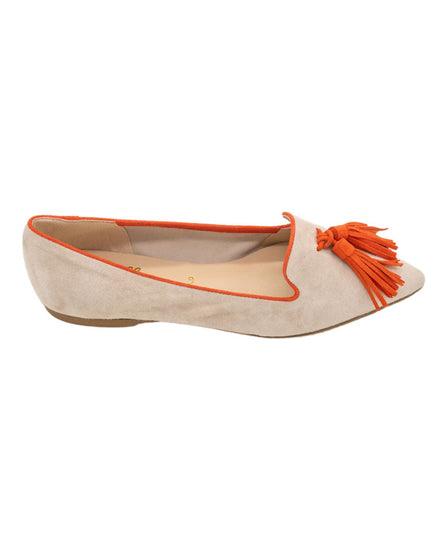 Pointy Tassel Loafer Cipria-Tiger (long tassel)