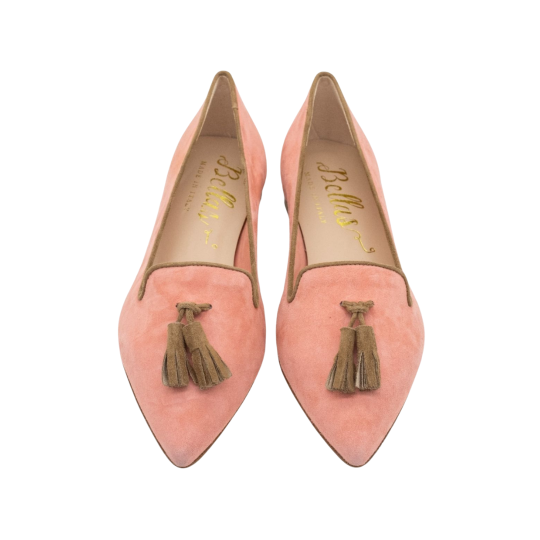 Pointy Tassel Loafer Melon-Sella (short tassel)