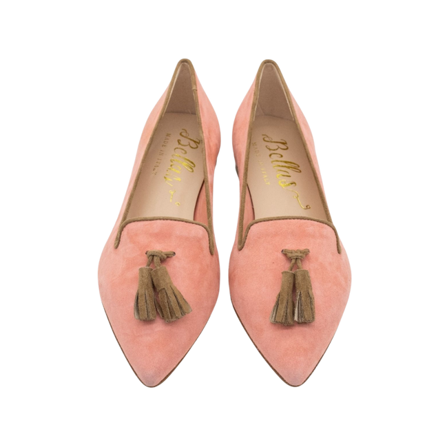 Pointy Tassel Loafer Melon-Sella (short tassel)