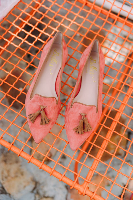 Pointy Tassel Loafer Melon-Sella (short tassel)