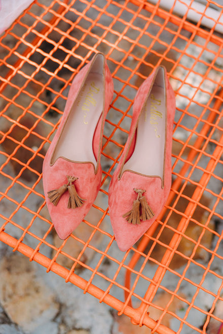 Pointy Tassel Loafer Melon-Sella (short tassel)