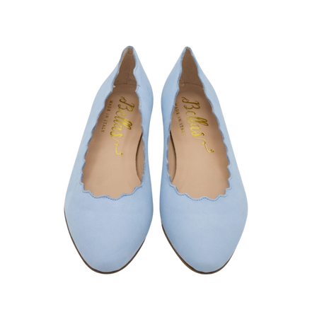 Scalloped Ballerina Azzuro