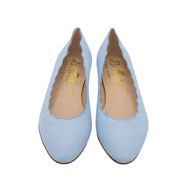 Scalloped Ballerina Azzuro