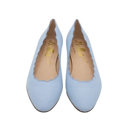 Scalloped Ballerina Azzuro