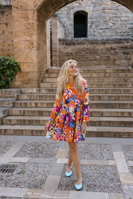 Scalloped Ballerina Azzuro