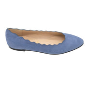 Scalloped Ballerina Dark Blue