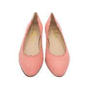 Scalloped Ballerina Rosso