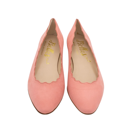 Scalloped Ballerina Rosso