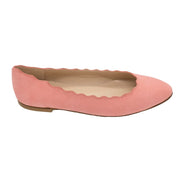 Scalloped Ballerina Rosso