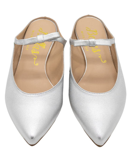 Berg Wash Argento Bow Mules