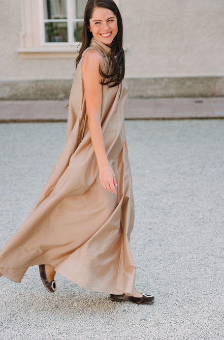 Velvet Ballerina with Crystal Buckle Puro