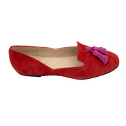 Blood-Hot Pink Summer Tassel Loafer