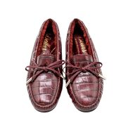 Bow Moccasin Cocco Bordo Shearling Lined