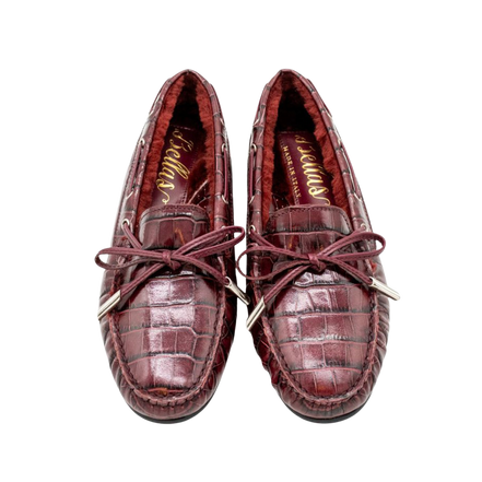 Bow Moccasin Cocco Bordo Shearling Lined