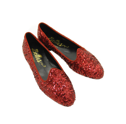 Ballerina Loafer Bordo with sequins
