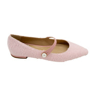 Pointy Mary Jane Tweed Caramella