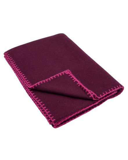 Cashmere Scarf Aubergine-Jam on Toast