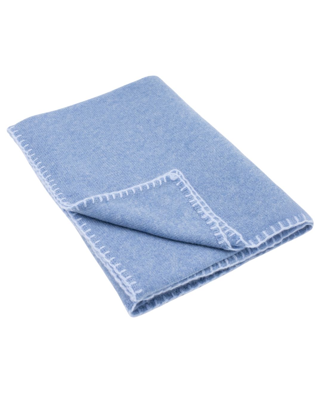 Cashmere Scarf Turtle Dove-Cerulean