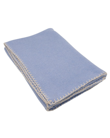 Cashmere Scarf Cerulean-Sandstone