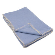 Cashmere Scarf Cerulean-Sandstone