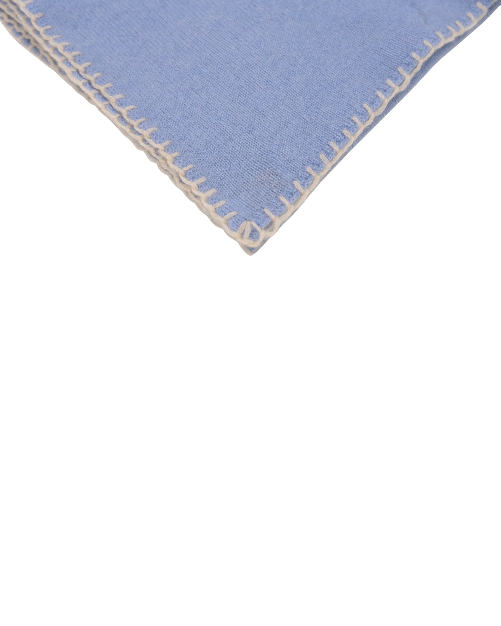 Cashmere Scarf Cerulean-Sandstone