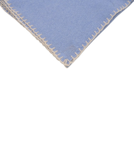 Cashmere Scarf Cerulean-Sandstone