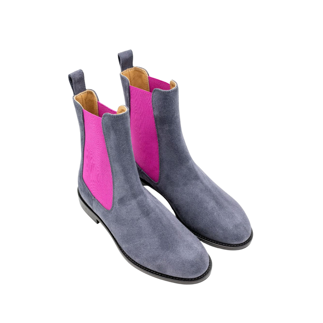 Chelsea Boots Grigio - Pink