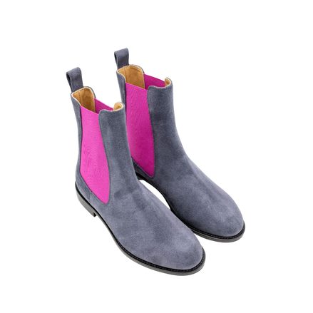 Chelsea Boots Grigio - Pink