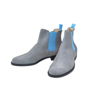 Chelsea Boots Metallic-Light Blue