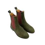 Chelsea Boots Verde - Bordeaux