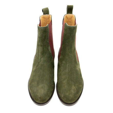Chelsea Boots Verde - Bordeaux