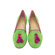 Classic Tassel Loafer Acid Kiwi-Fancy